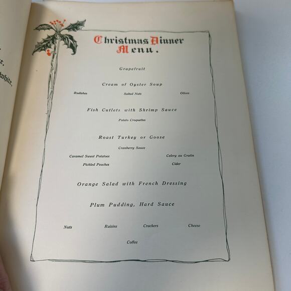 Vintage 1970 reprint cookbook Gold Medal Flour CookBook Christmas Edition 1904 - Picture 5 of 9